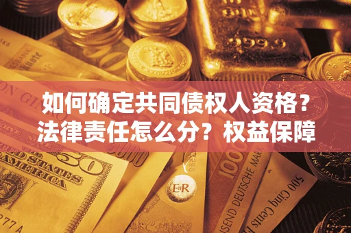 武汉如何确定共同债权人资格？法律责任怎么分？权益保障技巧揭秘！