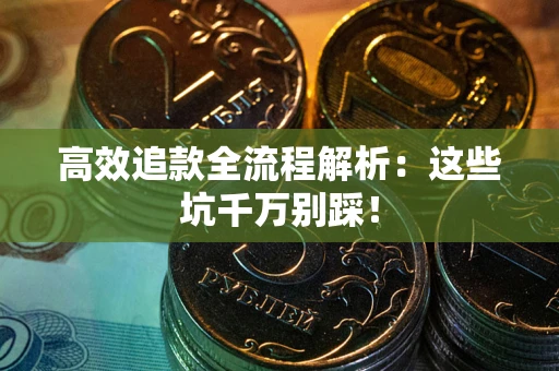 武汉高效追款全流程解析：这些坑千万别踩！