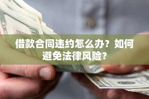 武汉借款合同违约怎么办？如何避免法律风险？