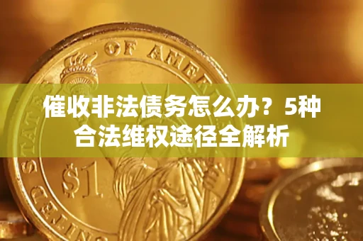 武汉催收非法债务怎么办？5种合法维权途径全解析
